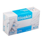 Γάντια Latex Filoskin χωρίς πούδρα Small (100 τεμ.)-0
