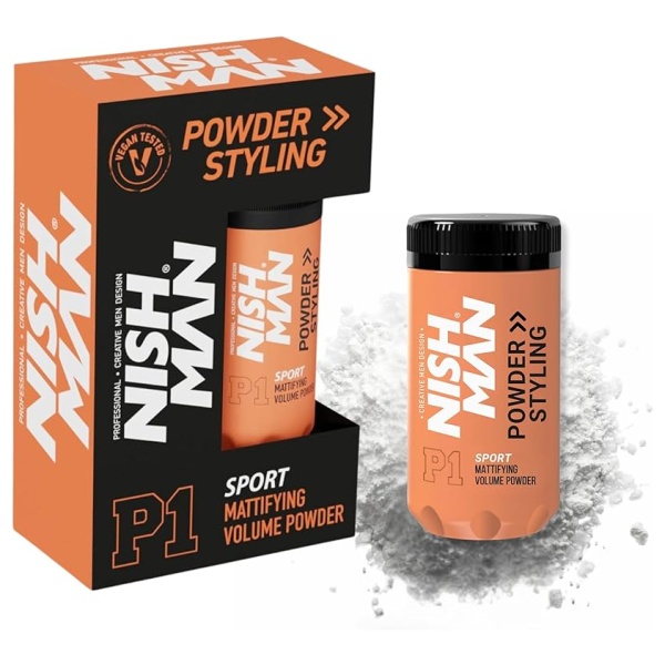 Nishman Hair Powder | Mattifying Volume Powder P1 Sport 20gr